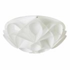 3 loftslamper foretaget i Italien hvid perle, diameter 51 cm, Lena Viadurini