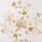 Loftlampe i metal og krystal med 6 lyskilder til sofistikeret stil i interiører – Orchidea Viadurini