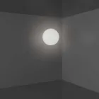 Slide Globo (Wall) sfære loft lys lavet af polyethylen lavet i Italien Viadurini