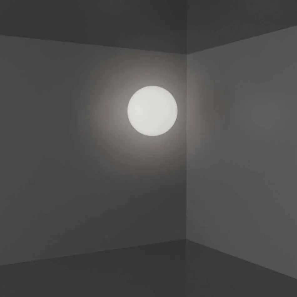 Slide Globo (Wall) sfære loft lys lavet af polyethylen lavet i Italien Viadurini