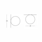 Slide Globo (Wall) sfære loft lys lavet af polyethylen lavet i Italien Viadurini