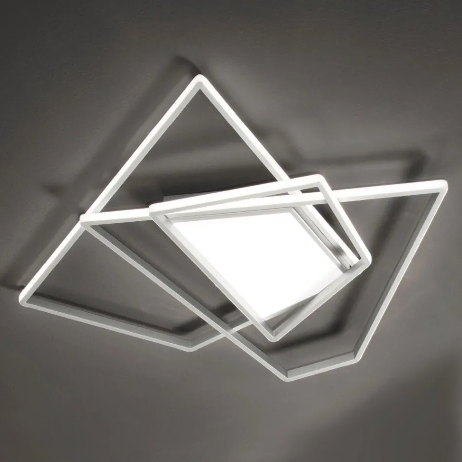 Dæmpbar LED-væglampe i guld eller sølvmetal - Galactic Viadurini