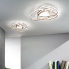 Loftslampe LED væglampe i guld eller sølv finish Metal - Rosella Viadurini