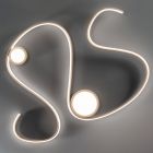 Metal væglampe med dæmpbar LED moderne design - Steven Viadurini