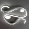 Metal væglampe med dæmpbar LED moderne design - Steven