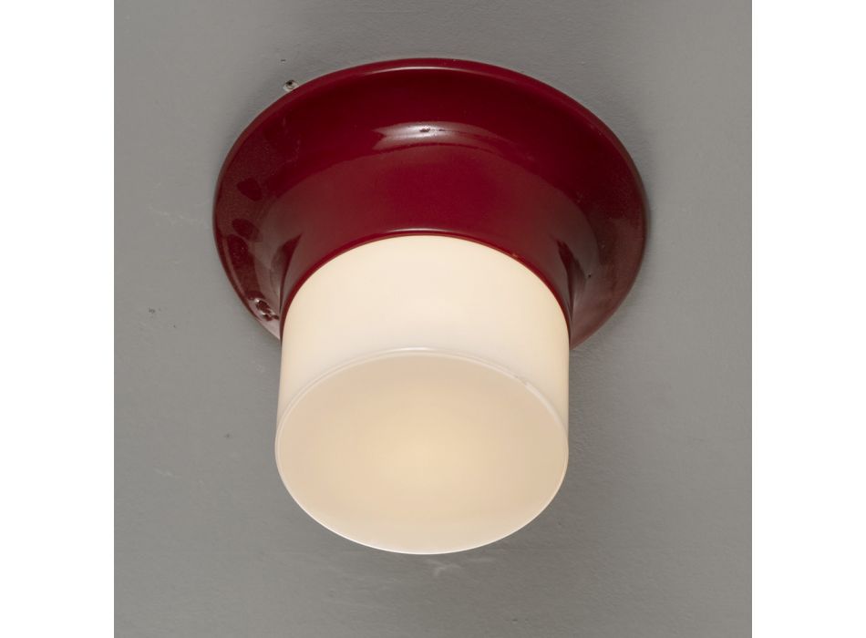Håndlavet udendørs loftslampe i Majolica Made in Italy - Toscot Swinger Viadurini