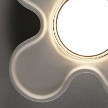 Artisan loftslampe i keramik og aluminium fremstillet i Italien - Toscot Clover