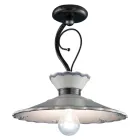 Artisan Loftslampe i håndmalet broderieffekt Keramik - Ravenna Viadurini