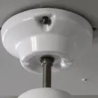 Håndlavet loftslampe i Majolica og aluminium fremstillet i Italien - Toscot Battersea Viadurini