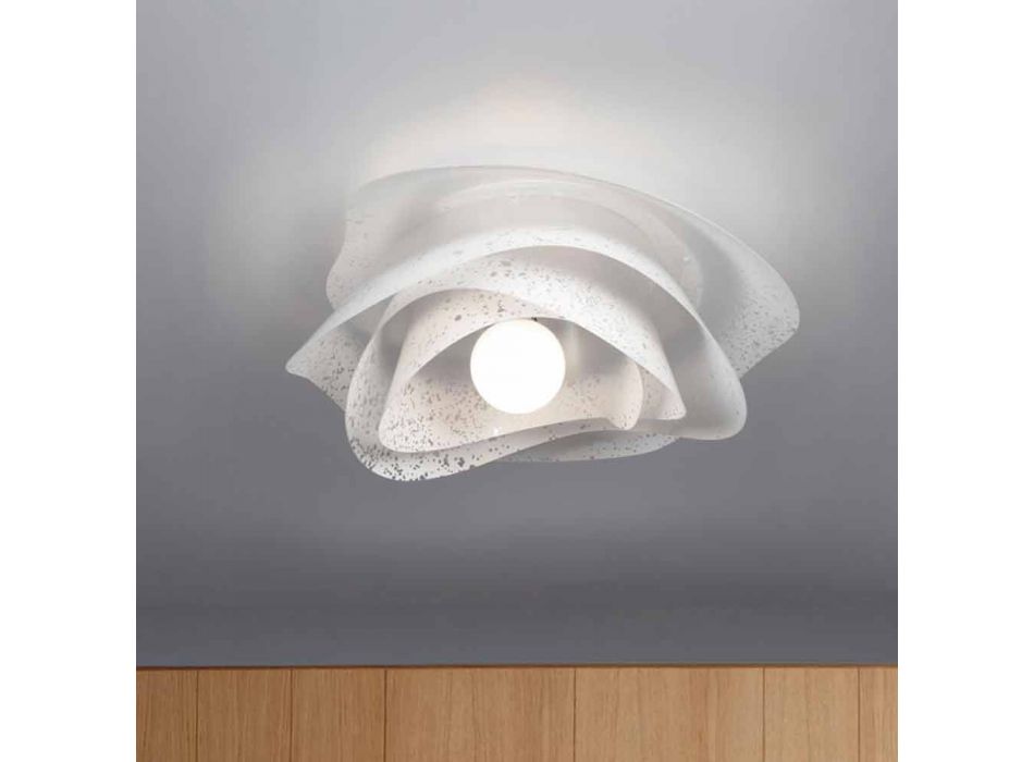 loft hvid moderne design 55 cm i diameter Antalya, lavet i Italien Viadurini