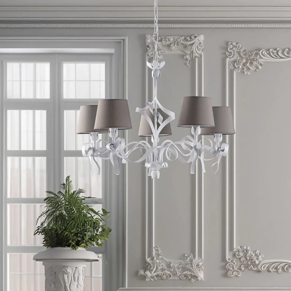 Hvid LED-loftlampe til oplysning af moderne og ryddelige rum – Dalia Viadurini