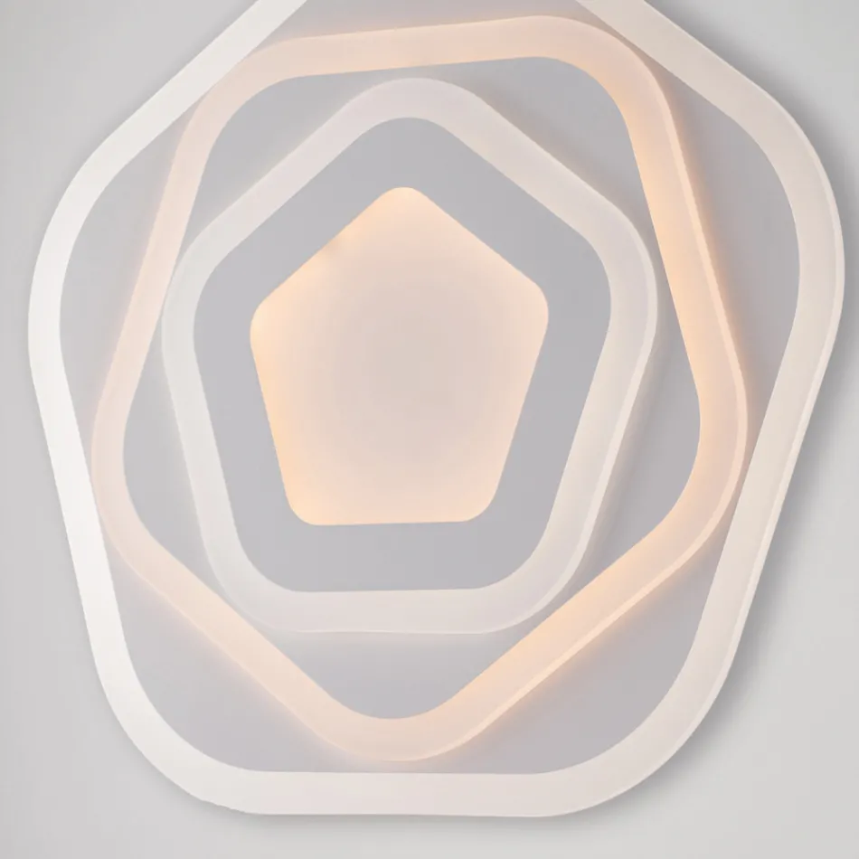 Hvid LED loftlampe til indendørs belysning - Vega Viadurini