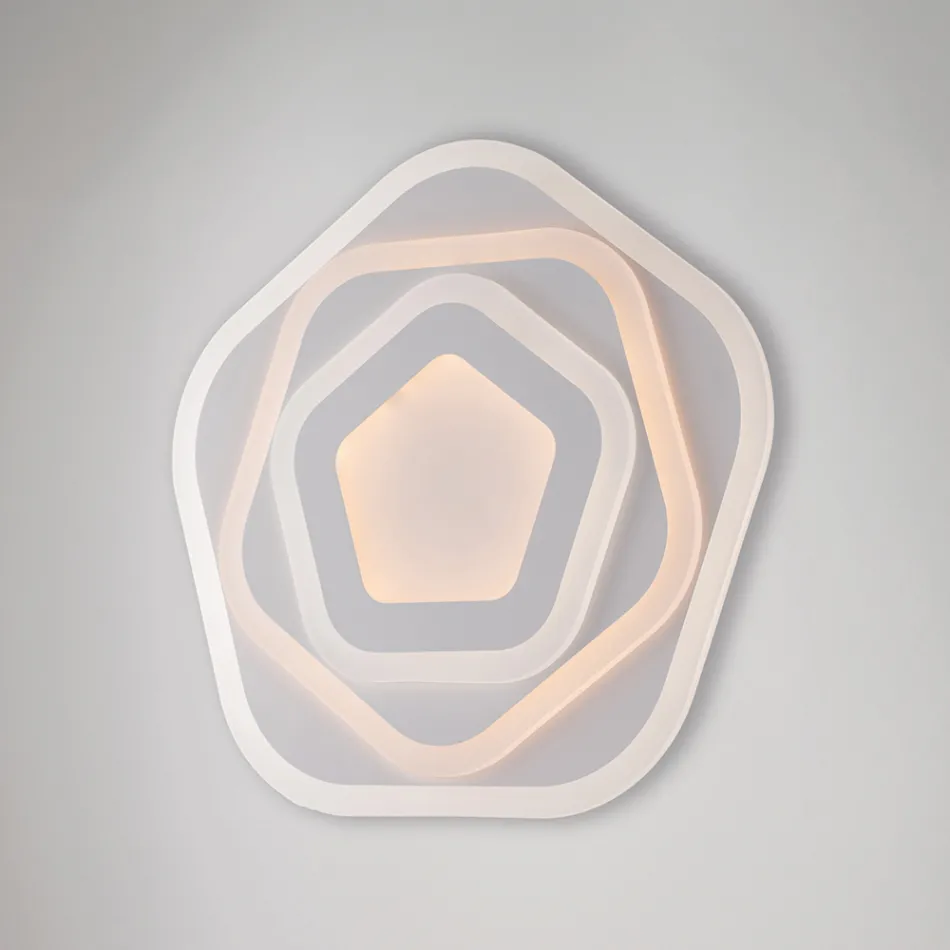 Hvid LED loftlampe til indendørs belysning - Vega Viadurini