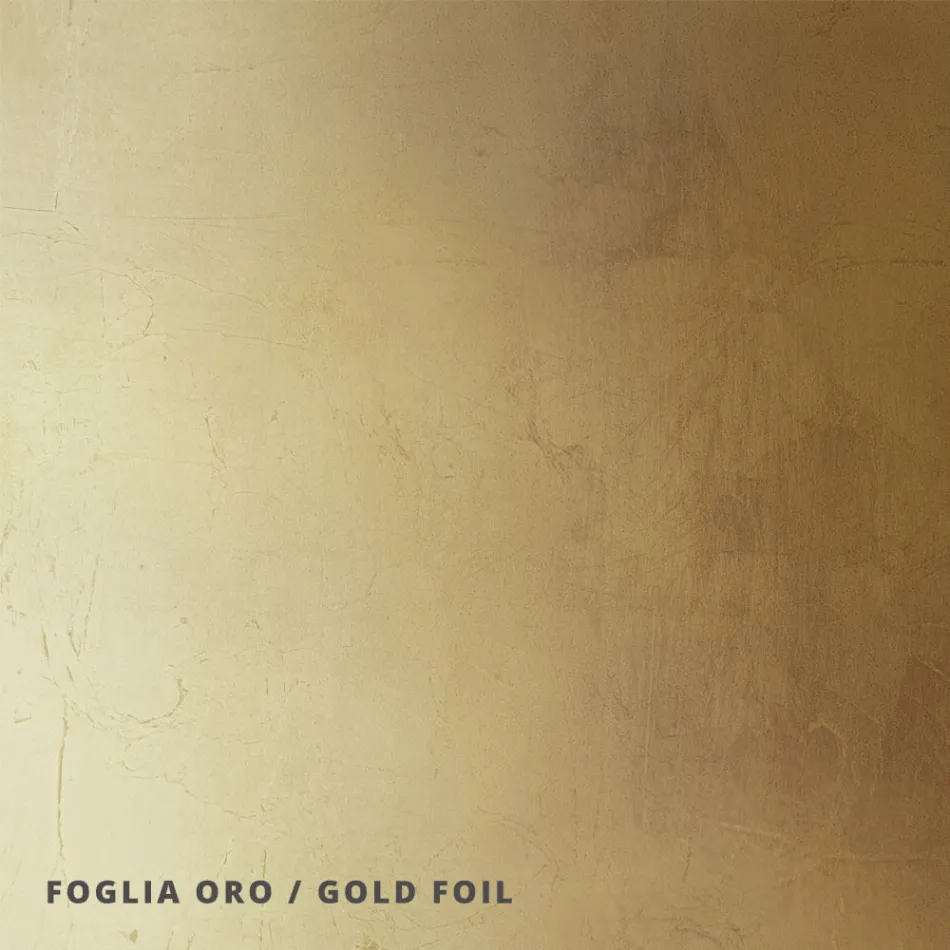 Loftlampe med flad glasplade med sænkning Lavet i Italien - Kora Viadurini