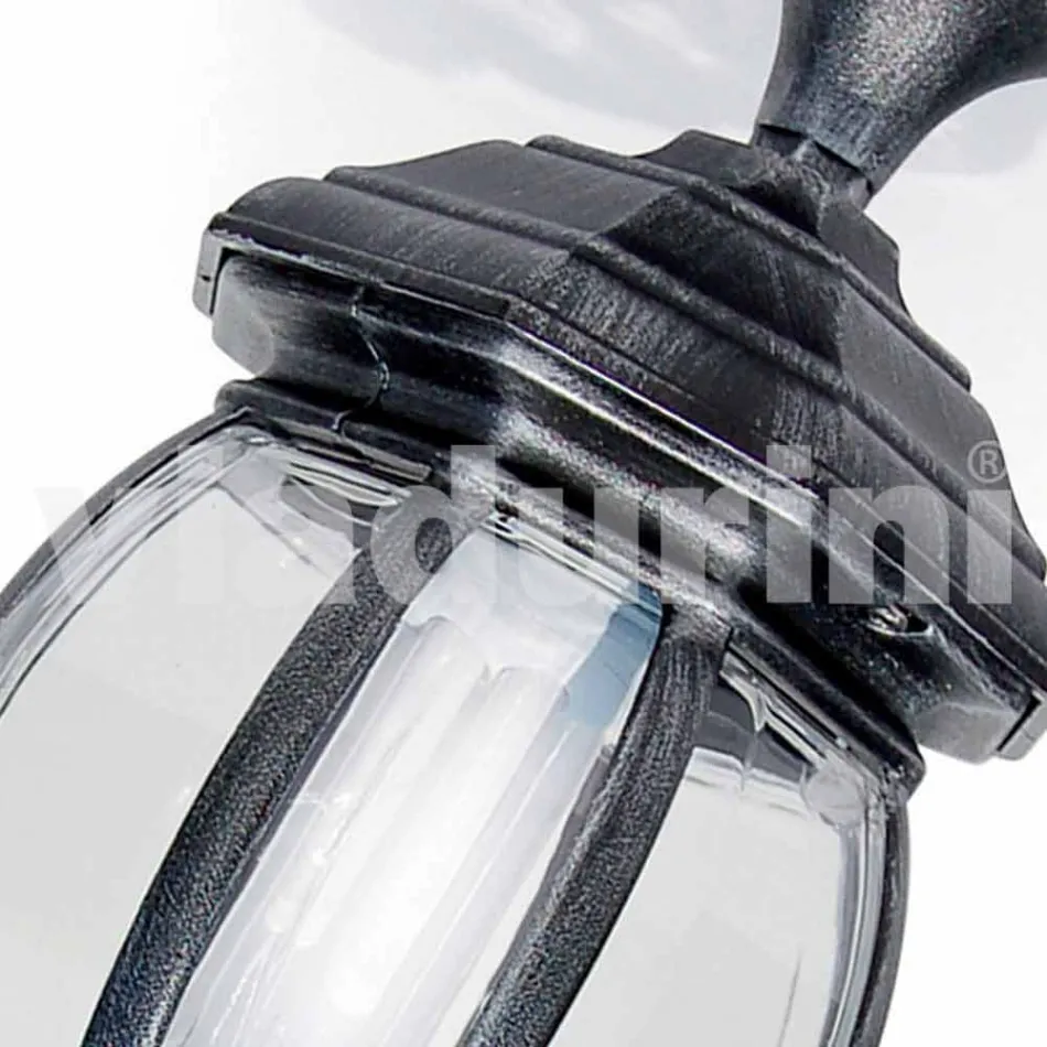 Udendørs loftslampe i støbt aluminium lavet i Italien, Anika Viadurini