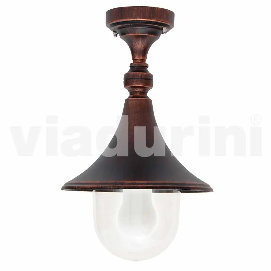 Have loftslampe i støbt aluminium lavet i Italien, Anusca Viadurini