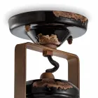 Loft lampe keramiske spotlight loftet, glas og metal Bryanna Viadurini