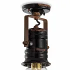 Loft lampe keramiske spotlight loftet, glas og metal Bryanna Viadurini