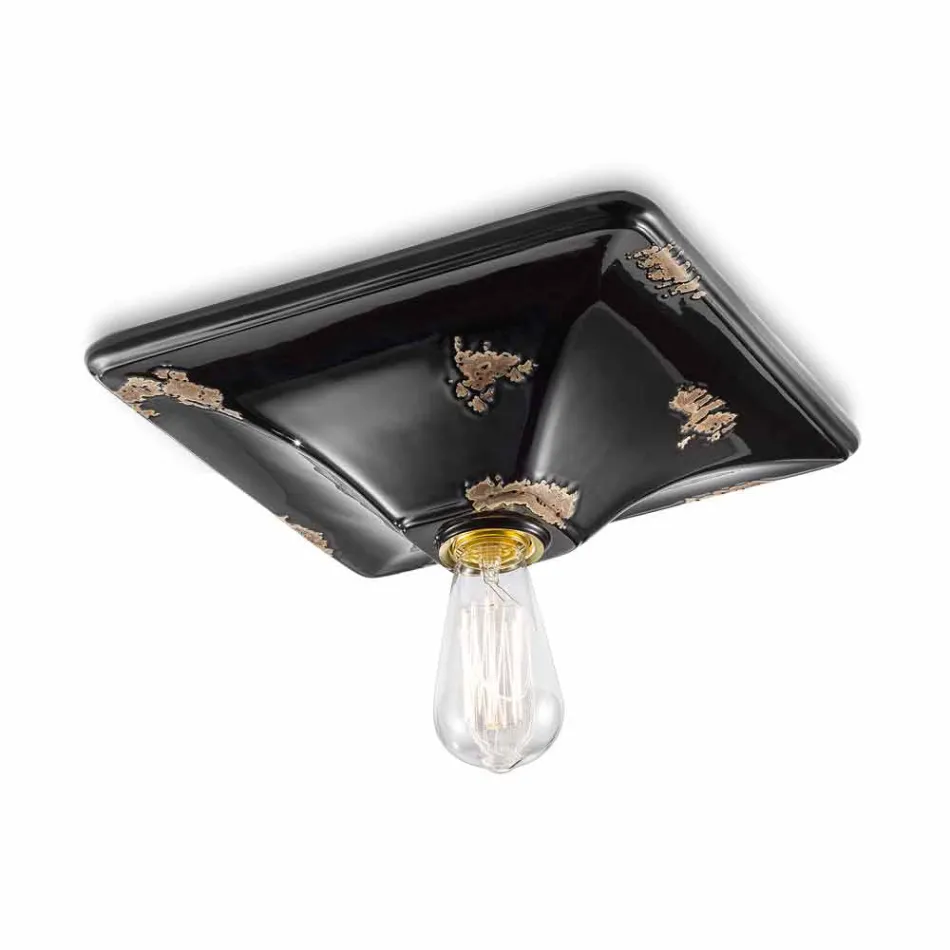 Loft armatur retro stil keramiske Karen Ferroluce Viadurini