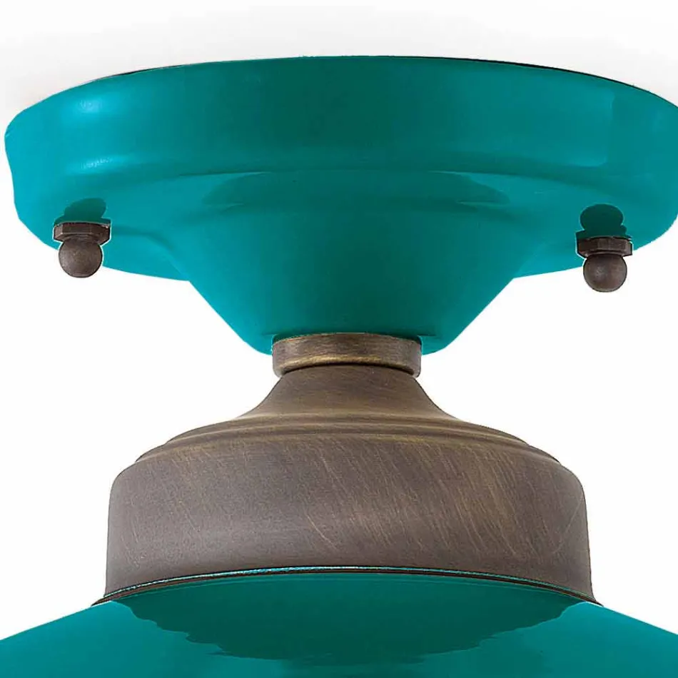 Loft lampe Design loft keramik og messing Cecilia Viadurini