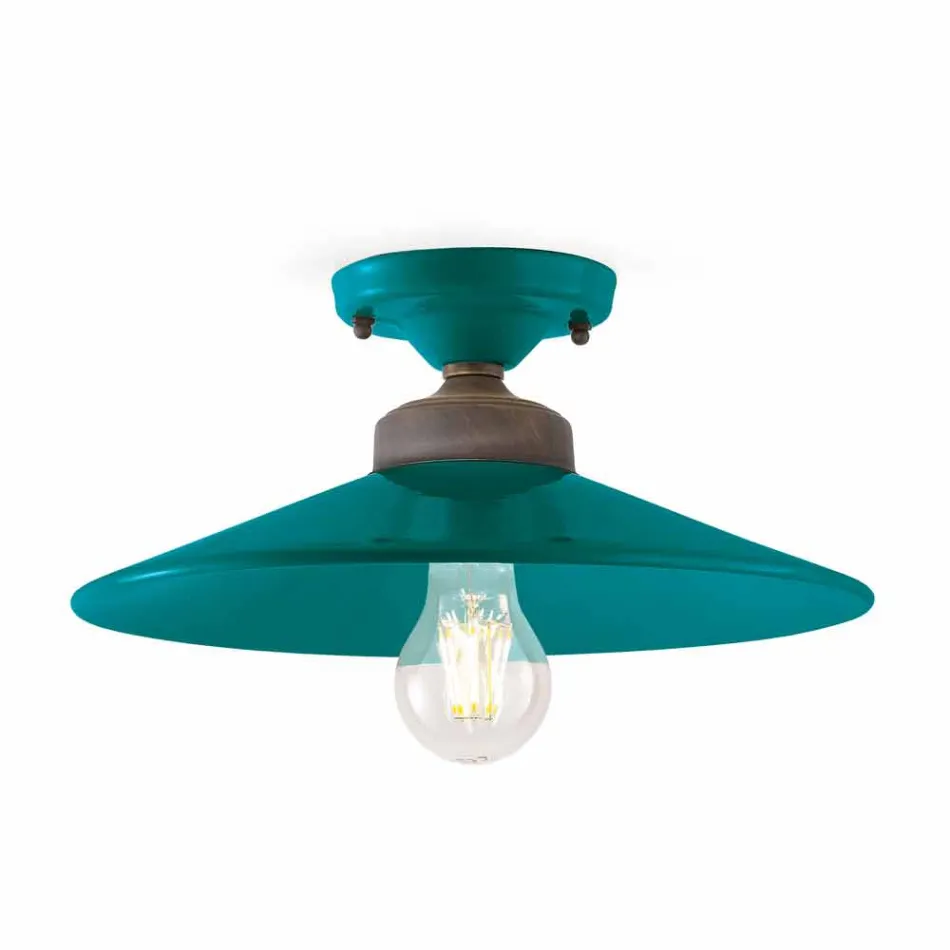 Loft lampe Design loft keramik og messing Cecilia Viadurini