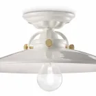 design loft keramik og gyldne skruer Louise Ferroluce Viadurini