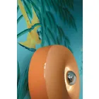 Loftslampe i vintage design i farvet keramik fremstillet i Italien - Bellota Viadurini