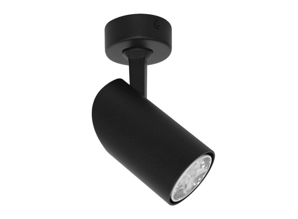 Justerbar spotlight loftslampe i hvid eller sort aluminium 4 stk - Lazzaro Viadurini