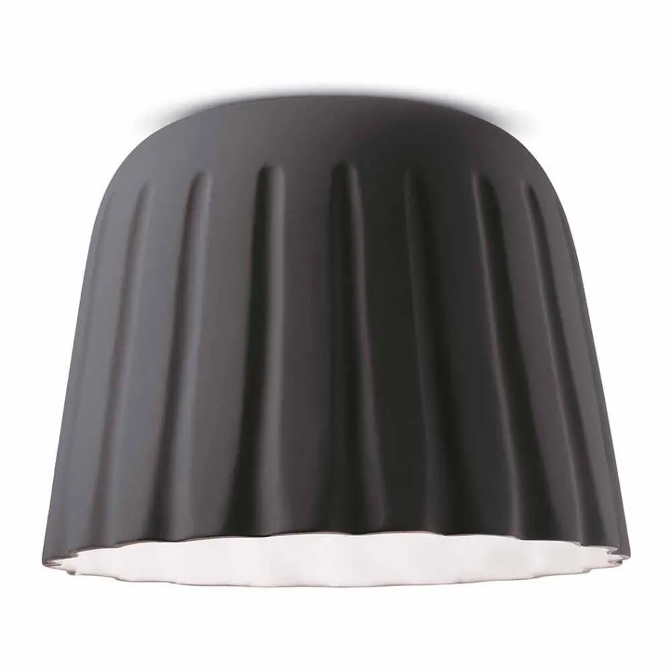 Vintage Design keramisk loftslampe fremstillet i Italien - Ferroluce Madame Grès Viadurini