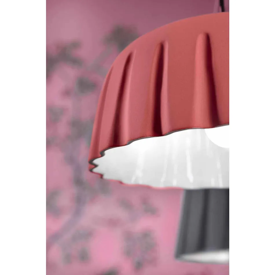 Vintage Design keramisk loftslampe fremstillet i Italien - Ferroluce Madame Grès Viadurini