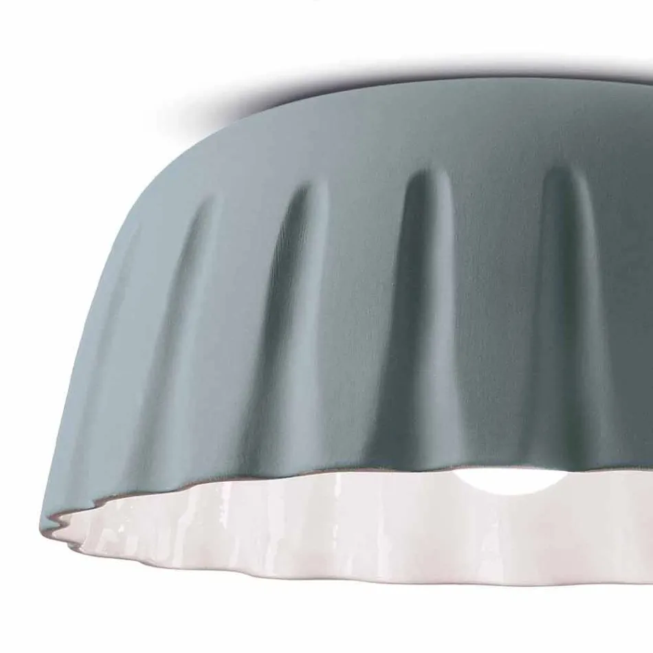 Vintage Design keramisk loftslampe fremstillet i Italien - Ferroluce Madame Grès Viadurini