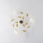 Elfenbenslakeret loftslampe i jern, fremstillet i Italien til indretning - Marrakech Viadurini