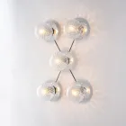 Loftslampe i jern til indendørs brug - Como Viadurini