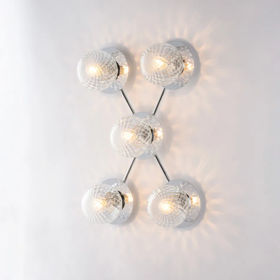 Loftslampe i jern til indendørs brug - Como Viadurini