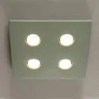 Glaseret toscansk Majolica loftslampe fremstillet i Italien - Toscot Vivaldi Viadurini