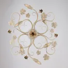 Italiensk fremstillet forkromet LED-loftlampe til moderne rum – Fiore Viadurini