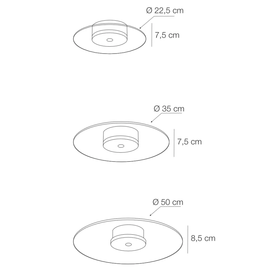 Metal loftslampe med mikroprikket plexiglas diffuser - Nora Viadurini
