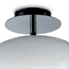 Håndblæst loftslampe i glas, håndlavet i Italien - Soffio Viadurini