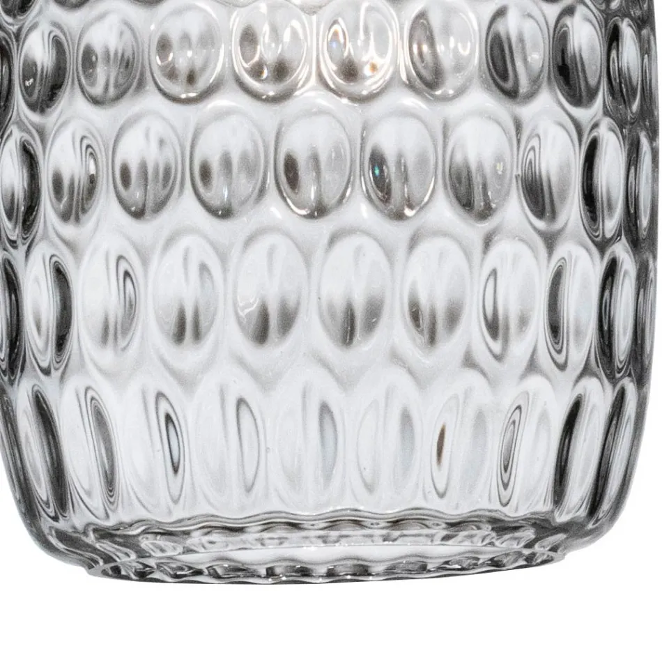 Venetiansk loftslampe i glas med forskellige finish, fremstillet i Italien - Sibilla Viadurini