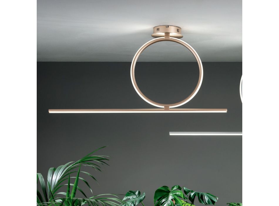 Dæmpbar LED Metal Loftslampe med Silikone Diffuser - Marmore Viadurini