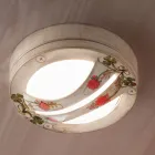 Loft- eller væglampe til udendørs i håndmalet aluminium - Brindisi Viadurini