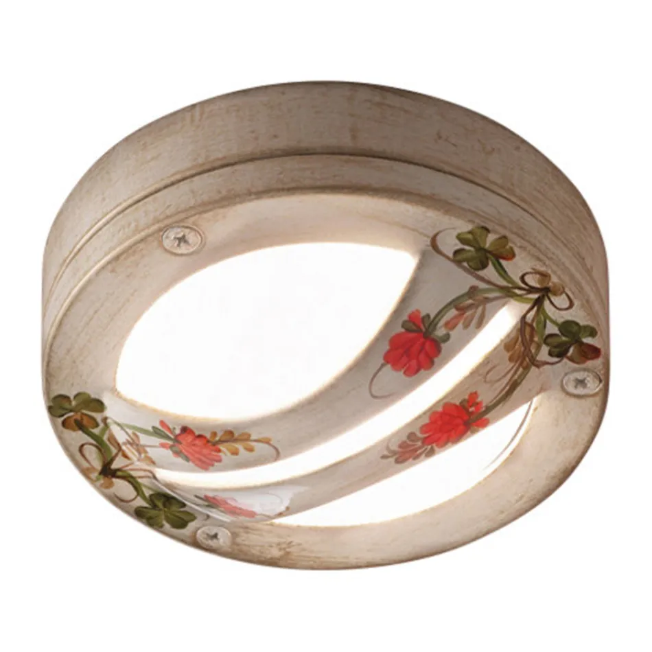 Loft- eller væglampe til udendørs i håndmalet aluminium - Brindisi Viadurini