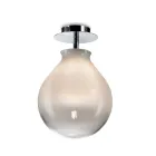 Lille loftslampe i forskellige venetianske glasfinisher fremstillet i Italien - Iride Viadurini