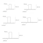 Loftlampe af metal i forskellige finish og størrelser - Lights Viadurini