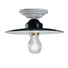 Rustik loft Round loftslampe Ferroluce keramiske Power Viadurini