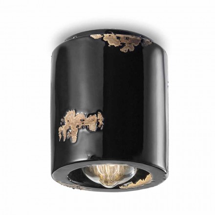 Loft vintage i Laurie Ferroluce keramisk loft spotlight Viadurini