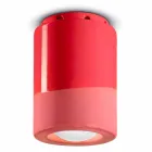 Vintage loftlampe i keramik fremstillet i Italien - Ferroluce Pi Viadurini