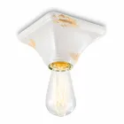 Loft keramiske vintage kvadratisk base Ashley Ferroluce Viadurini