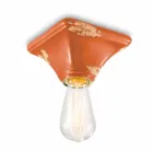 Loft keramiske vintage kvadratisk base Ashley Ferroluce Viadurini