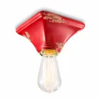 Loft keramiske vintage kvadratisk base Ashley Ferroluce Viadurini